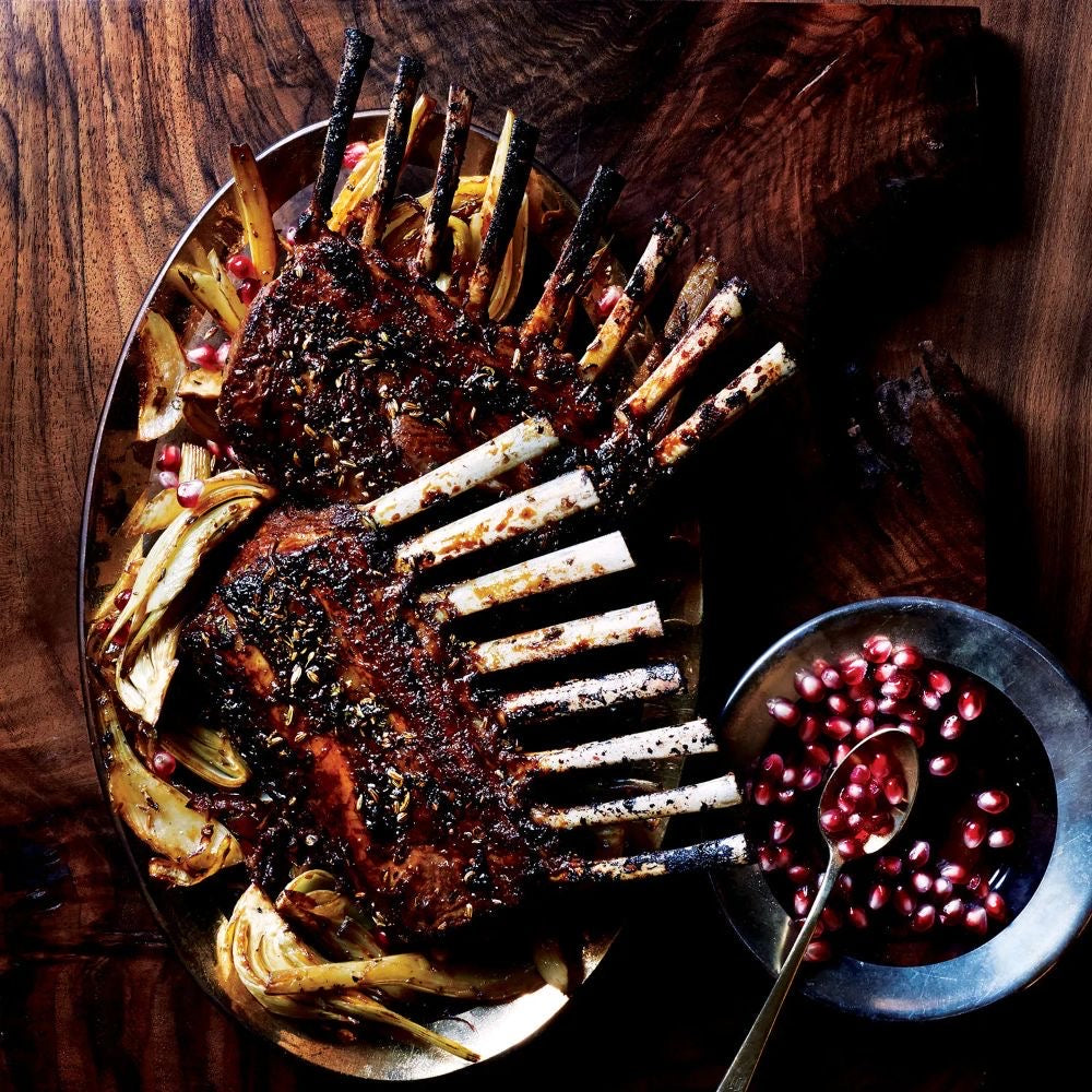 Cocoa Crusted Rack Of Lamb